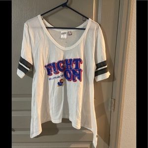 Soffe Womens Jayhawks Tshirt L KU